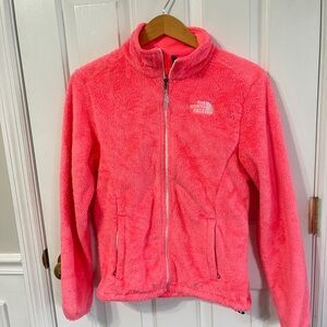 The North Face Women’s Small Osito Jacket Fleece Soft Coral Full Zip